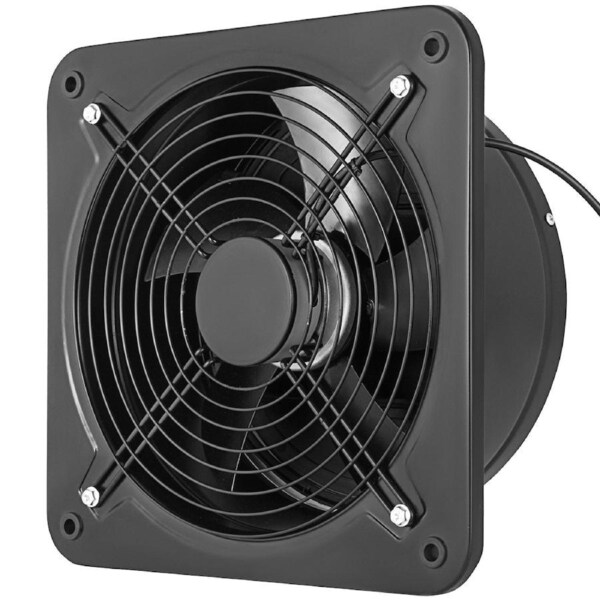 12 Inch Industrial Ventilation Extractor ventilation fan commercial air blower fan Metal Axial Exhaust 300MM Air Puller Fan (300MM/12 Inch)