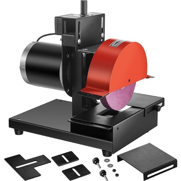 Blade Grinder Lawn Mower Blade Grinder, 1.1KW Variable Speed Bench Grinder with Pure Copper Motor, Complete Accessories