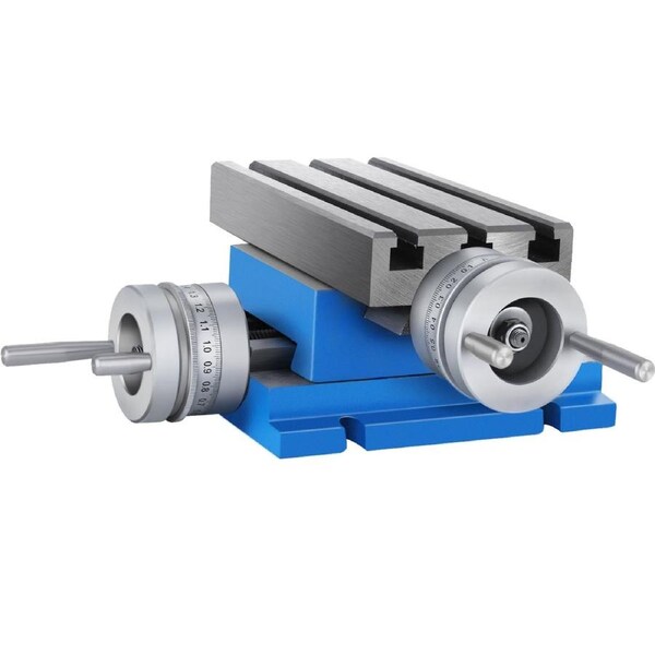 Milling Machine Cross Slide Worktable 4''x7.3'' 2 Axis Compound Precision