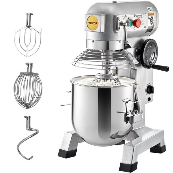 Commercial Electric Food Mixer Stand Mixer 16.5L Dough Mixer 3 Speeds 500W