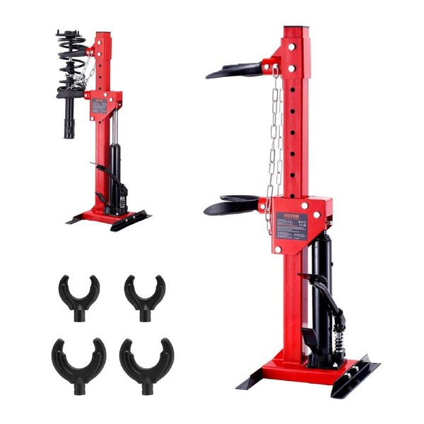 Strut Spring Compressor, 4.5 Ton/9920 LBS Hydraulic Jack Capacity, 1 Ton Rated Compression Force, Auto Strut Coil Spring Compressor Tool, Hydraulic Spring Compressor for Strut Spring