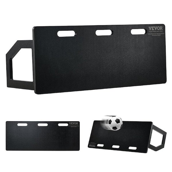 Soccer Rebounder Board, 100x40 cm Portable Soccer Wall with 2 Angles Rebound, Foldable HDPE Kickback Rebound Board, Soccer Training Equipment for Kids and Adults, Passing & Shooting