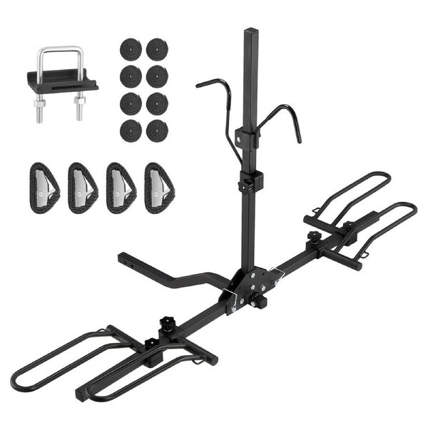 2-Bike Rack Hitch Mount Folding Carrier Car Truck SUV 1.25 80lbs