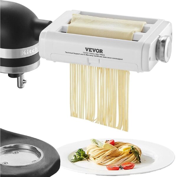 3-IN-1 Pasta Attachment for KitchenAid Stand Mixer Pasta Roller Cutter Set