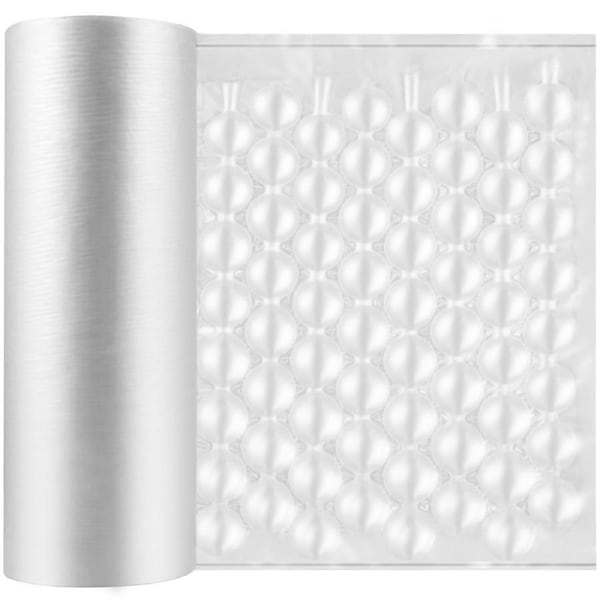 Air Cushion Film, 300 m Length Air Pillow Bubble Bags Film, 400 mm Width Film, Roll Bubble Bags Film for Wrap Machine