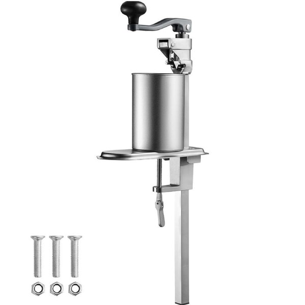 Manual Can Opener, Commercial Table Clamp Opener for Large Cans, Heavy Duty Can Opener with Base, Adjustable Height Industrial Jar Opener For Cans Up to 30cm Tall, for Restaurant Hotel Home