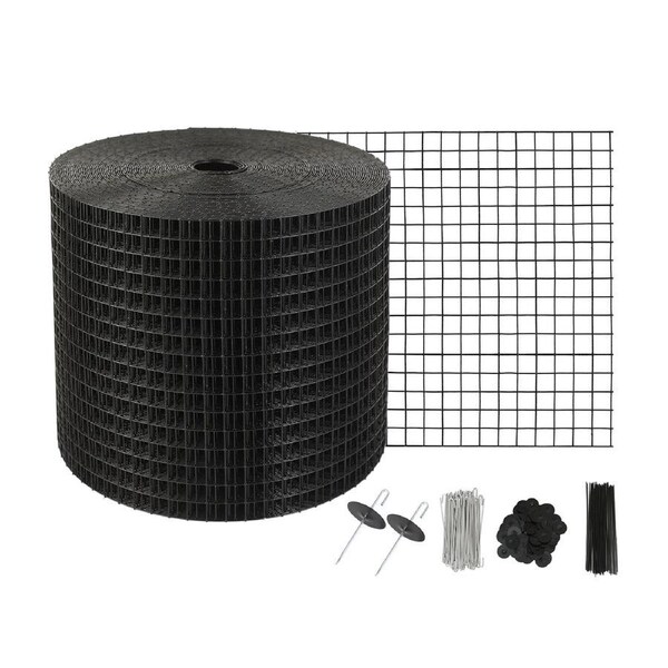 6 in x 100ft Solar Panel Bird Guard Critter Guard Roll Kit 60pcs Fasteners