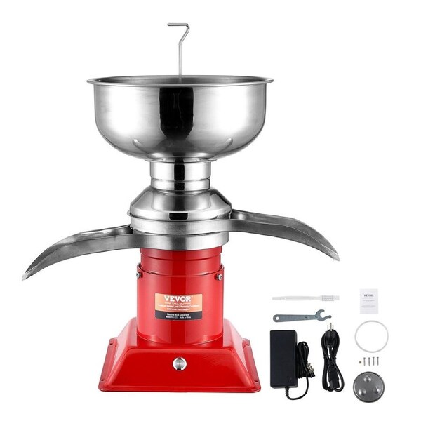 Milk Cream Centrifugal Separator, 304 Stainless Steel Electric Cream Separators, 100L/H Output 10500RPM Goat Milk Separator, 30W Cow Cream Separator, Milk Skimmer with 5L Bowl Capacity,