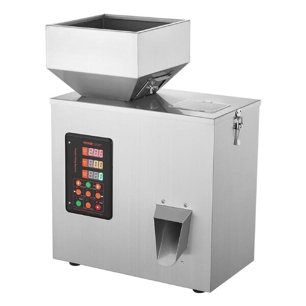 Powder Filling Machine, 1-100g, Automatic Intelligent Particle Weighing Filling Machine, Bottle Bag Powder Filler Particle Dispenser Machine for Tea Seeds Grains Powder Flour Beans