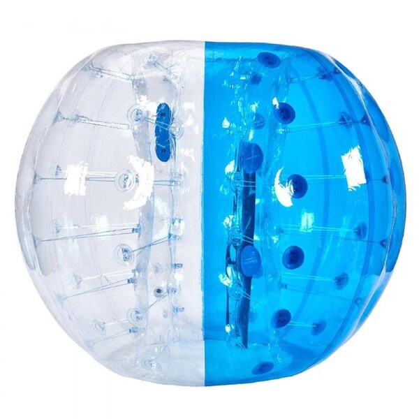 Inflatable Bumper Ball 1-Pack, 5FT/1.5M Body Sumo Zorb Balls for Teen & Adult, 0.8mm Thick PVC Human Hamster Bubble Balls for Outdoor Team Gaming Play, Bumper Bopper Toys for Garden, Yard, Park