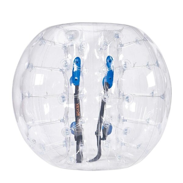 Inflatable Bumper Ball 1-Pack, 4FT/1.2M Body Sumo Zorb Balls for Teen & Adult, 0.8mm Thick PVC Human Hamster Bubble Balls for Outdoor Team Gaming Play, Bumper Bopper Toys for Garden, Yard,