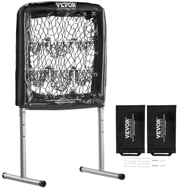 9 Hole Baseball Softball Pitching Net 9 Pocket Hitting Practice 28"x27"