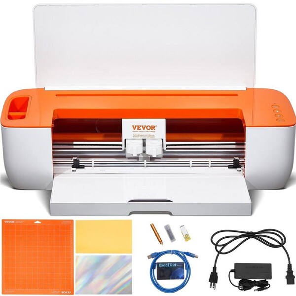 Vinyl Cutter Machine, Bluetooth Connectivity DIY Cutting Machine, Compatible with iOS, Android, Windows and Mac, Massive Designs Included, for Creating Customized Cards, Home