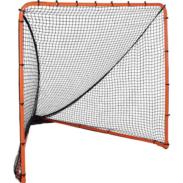 Lacrosse Goal, 1.8mx1.8m Lacrosse Net, Folding Portable Backyard Lacrosse Training Equipment, Steel Frame Training Net, Quick & Easy Setup Lacrosse Goal, Perfect for Youth Adult Training,