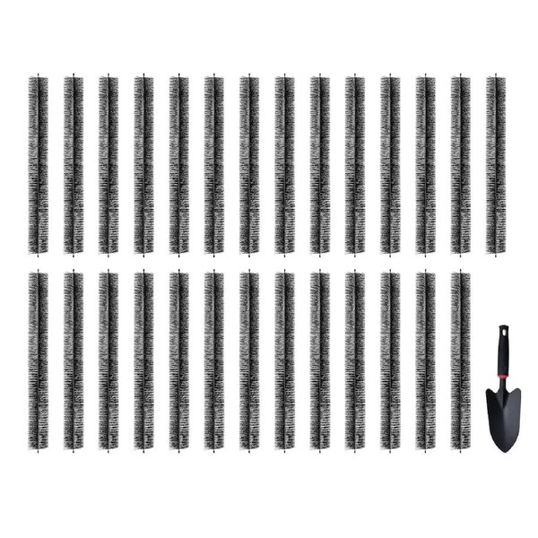 Gutter Brush, 80 Feet Total Length 4.33 inch Diameter Gutter Cleaning Tools, Ground-Level Gutter Brush Leaf Guard for 5 Inch Gutters, Easily Clear roof Leaves and Debris, 27