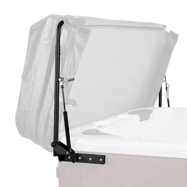 Hot Tub Cover Lift, Spa Cover Lift, Hydraulic, Width 175.26cm - 254.11cm Adjustable, Installed on Both Sides at the Top, Suitable for Various Sizes of Rectangular Bathtubs, Hot Tubs,