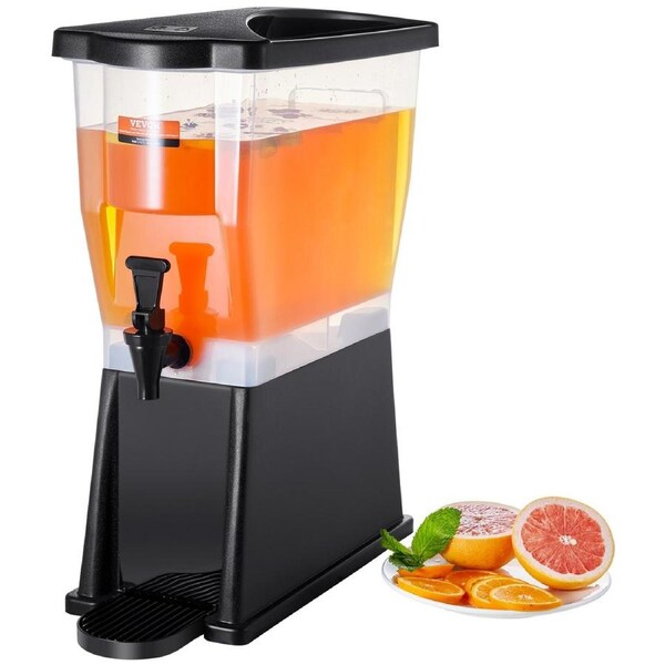Beverage Dispenser, 3 Gallon Drink Dispenser for Parties, Plastic Juice Dispenser with Stand Spigot Lid, Iced Tea Lemonade Juice Water Dispenser, for Restaurants, Hotels,