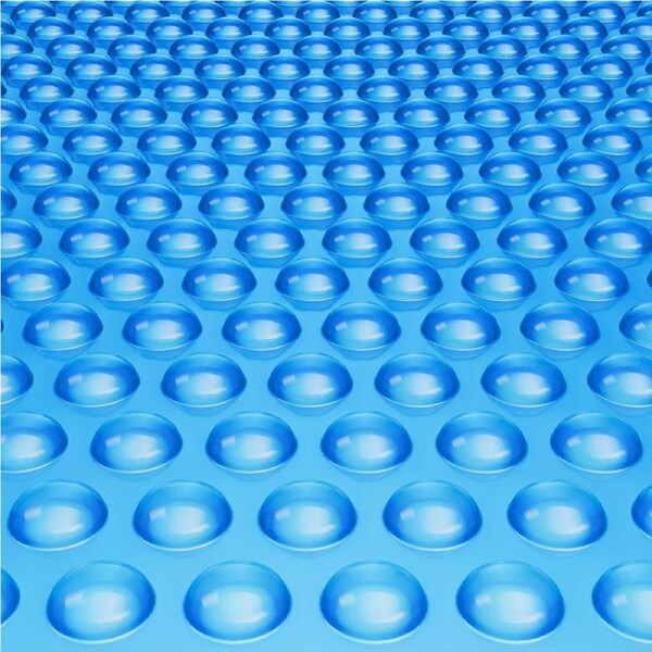 Solar Pool Cover, 28 x 14 ft Rectangle Solar Blanket for Pools, Inground Above Ground Swimming Pool Solar Cover, 8 mil Solar Covers Blue