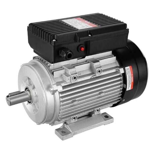 2.2KW Electric Motor 2800 rpm, AC 220~240V 13.8A, 90L, B3 Frame, Air Compressor Motor Single Phase, 24mm Keyed Shaft, CW/CCW Rotation for Agricultural Machinery and General