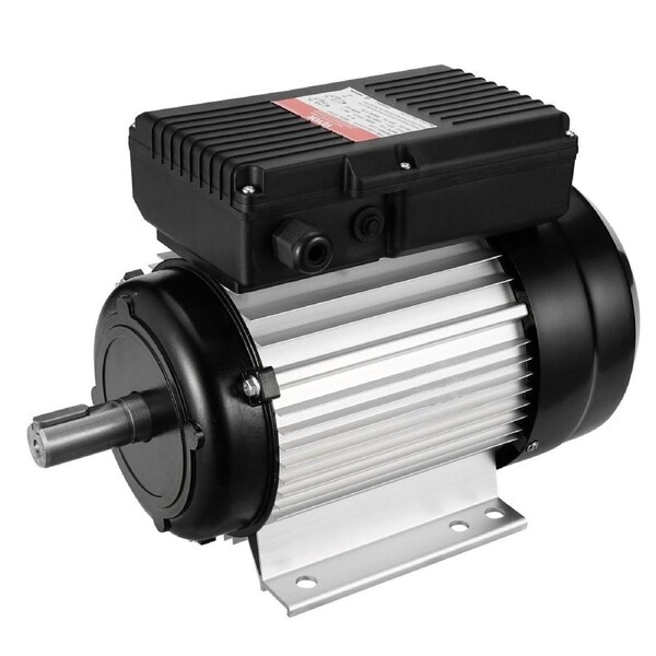 2.2KW Electric Motor 2800 rpm, AC 220~240V 13.8A, 90L, B3 Frame, Air Compressor Motor Single Phase, 24mm Keyed Shaft, CW/CCW Rotation for Agricultural Machinery and General