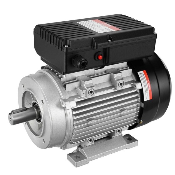 1.1KW Electric Motor 2800 rpm, AC 220~240V 7.1A, 90S, B34 Frame, Air Compressor Motor Single Phase, 24mm Keyed Shaft, CW/CCW Rotation for Agricultural Machinery and General