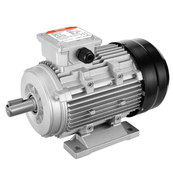 2.2KW Electric Motor 2890 rpm, AC 400V 4.7A, 90L, B3 Frame, Air Compressor Motor 3-Phase, 24mm Keyed Shaft, CW/CCW Rotation for Agricultural Machinery and General