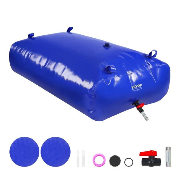 Portable Water Storage Bladder 540L 1000D PVC Collapsible Water Tank