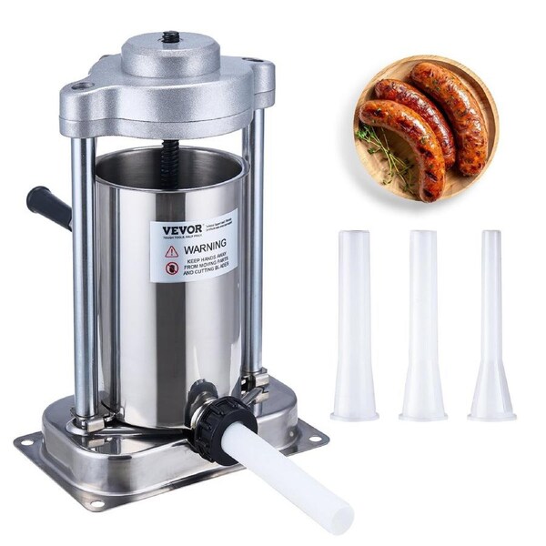 Manual Sausage Stuffer 2 L Vertical Sausage Machine 304 Stainless Steel
