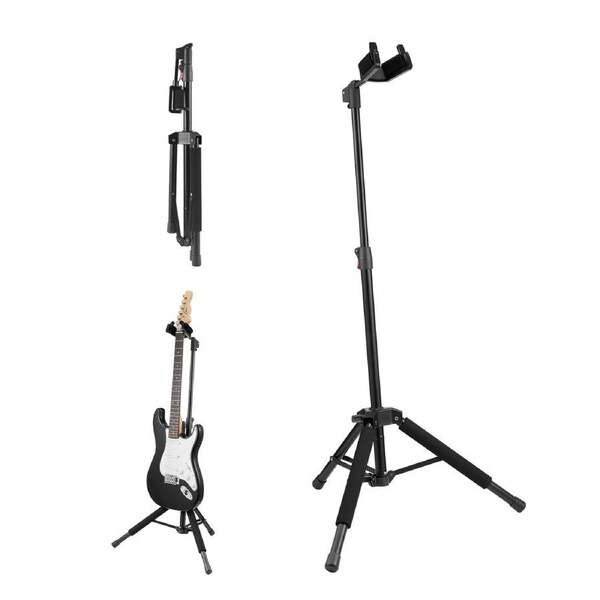 Tripod Guitar Stand Floor-Standing Foldable 900-1200 mm Adjustable Height