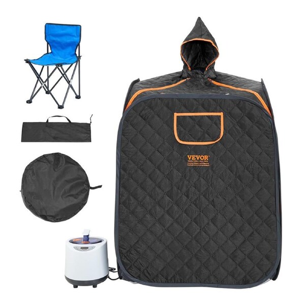 Portable Steam Sauna Tent 1000W Personal Spa Loss Weight Detox Therapy, 800x800x1000 mm