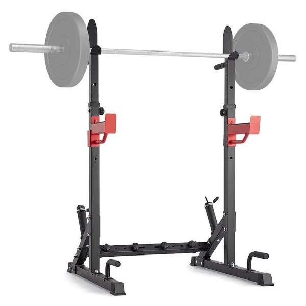 Squat Power Rack Adjustable Heavy Duty Barbell Weight Bench Press Stand