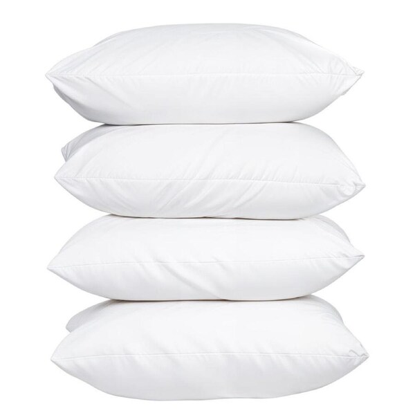4pc Hacienda Hypoallergenic & Antibacterial Comfortable 100% Cotton Pillow