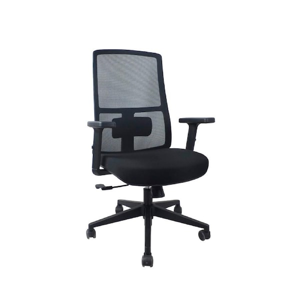Mars Mesh Back Fabric Seat Computer Working Task Office Chair Black