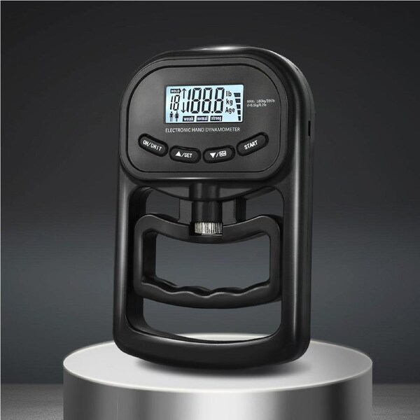 Centra Electronic Hand Dynamometer Grip Strength Tester Trainer 180kg Home Use