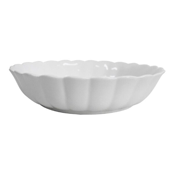 Belle Powder 21.5cm Ceramic Coupe Food Bowl Dish Round Serving Tableware White