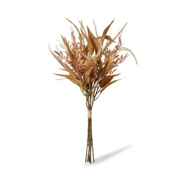 E Style 50cm Plastic Native Foliage Deco Bundle Artifical Faux Flower NTRL