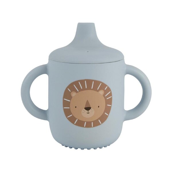 Splosh Baby/Infant Lion Silicone Sippy Cup w/ Handles Drinkware 12cm Blue 0+