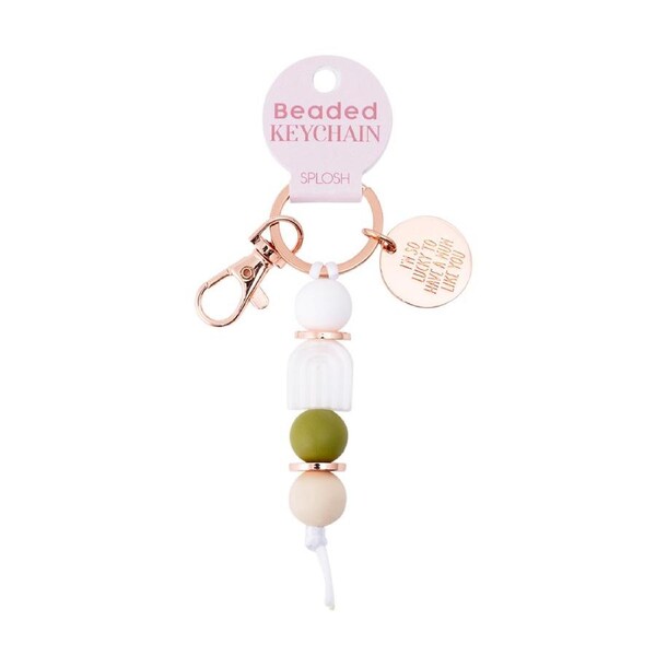 Splosh Mothers Day Lucky Silicone Keyring Hanging Charm Keychain Accessory 11cm
