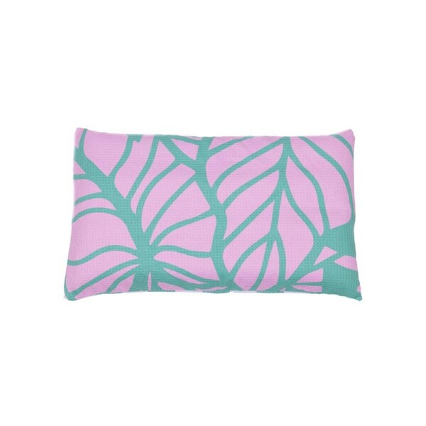 Splosh Bliss Palms Inflatable Outdoor Beach Pillow 51x31cm Rect w/ Pillowcase