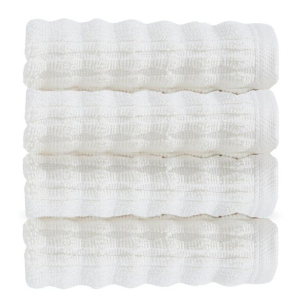 Morrison 4 Piece Face Washer Ivory