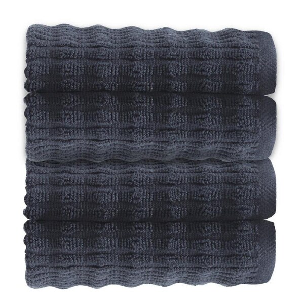 Morrison 4 Piece Face Washer Charcoal