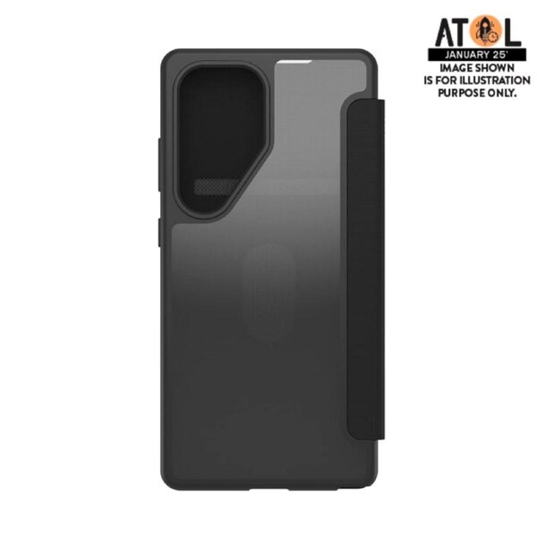 OtterBox React Folio Case for Samsung Galaxy S25 Ultra - Black Crystal