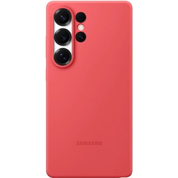 Samsung Silicone Back Case for Galaxy S25 Ultra - Red