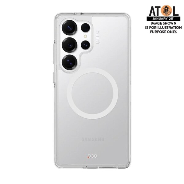 EFM Aspen Case with D3O BIO for Samsung Galaxy S25 Ultra - Clear