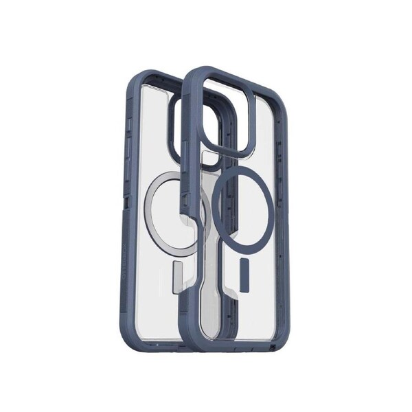 OtterBox Defender XT Clear Back Case for iPhone 16 Pro Max -Clear/Blue