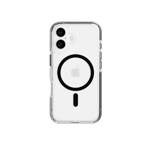 Tech21 EvoCrystal MagSafe Back Case for iPhone 16 - Black