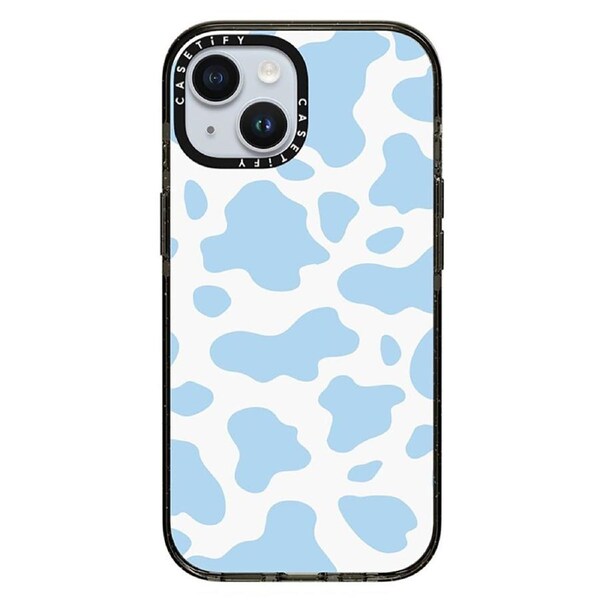 Casetify Impact Case with MagSafe for Apple Iphone 15 Pro Max - Blue Cow