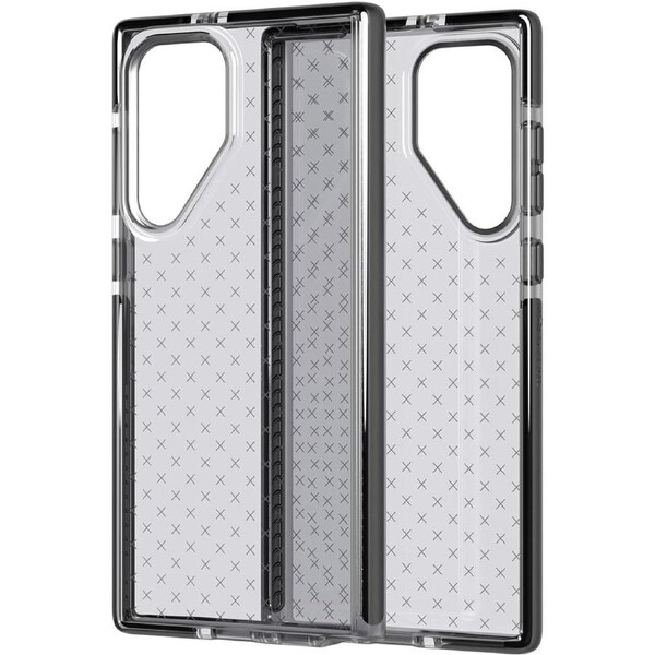 Tech21 EvoCheck Case for Samsung Galaxy S22 Ultra - Smokey/Black