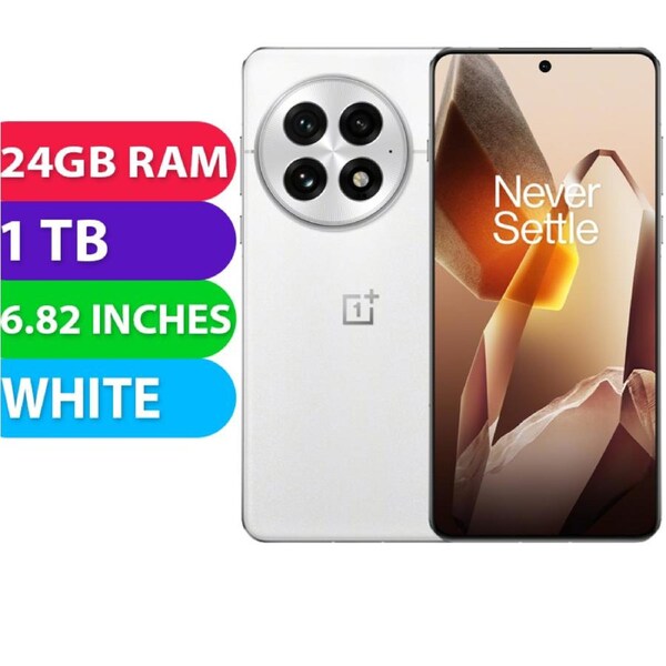 OnePlus 13 5G (24GB RAM, 1TB, White) - BRAND NEW