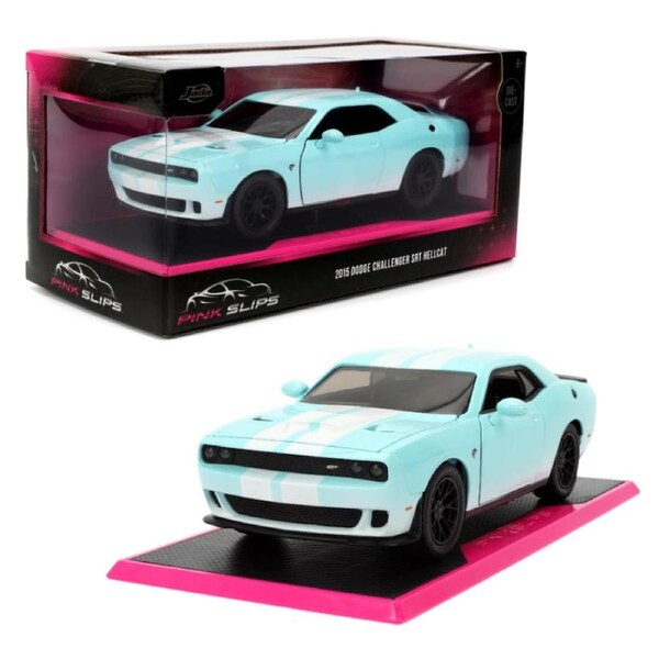 Pink Slips 2015 Dodge Challenger SRT Hellcat 1:24 Scale Diecast Vehicle